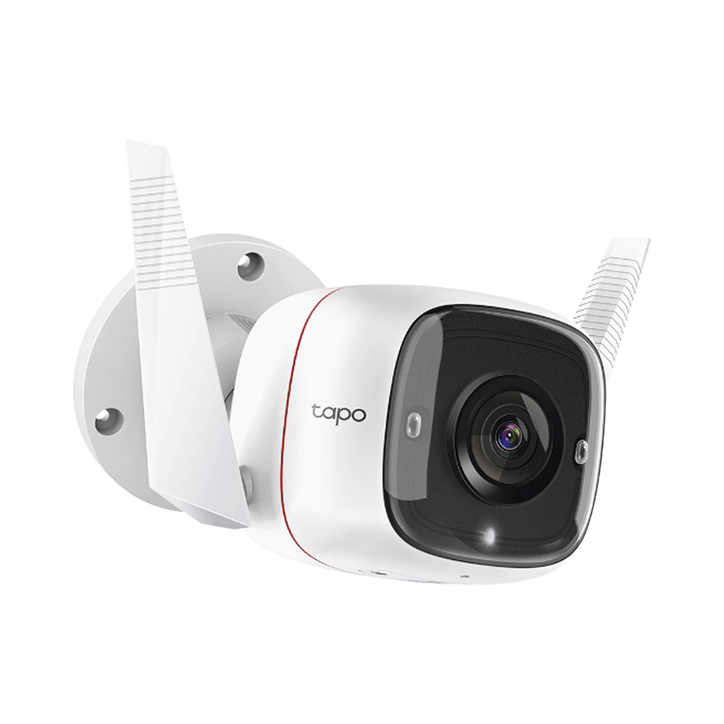 Cámara IP Wi-Fi para exterior, 3 megapixel, audio doble vía, visión nocturna, notificación Push, acepta memoria Micro SD de para grabación. - TP-LINK TAPOC310