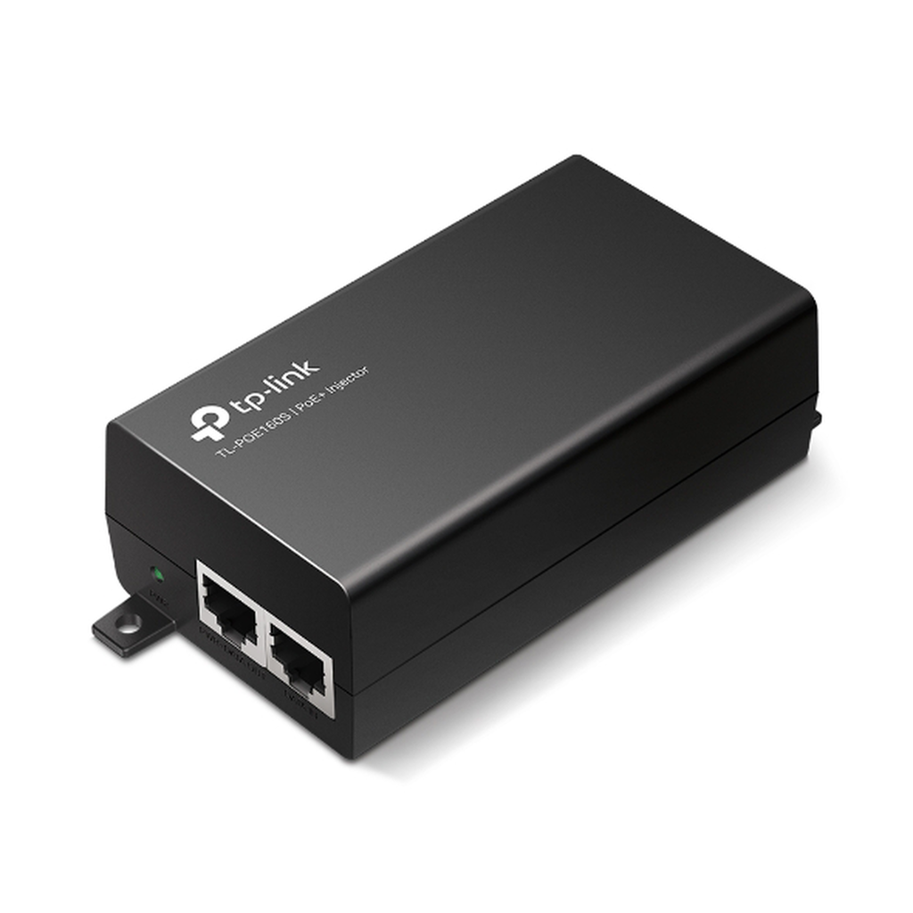 Inyector PoE+ (30W) / Gigabit 802.3 af/at / 2 puertos 10/100/1000 Mbps / Plug and Play / Fuente alimientación Integrada - TP-LINK TL-POE160S