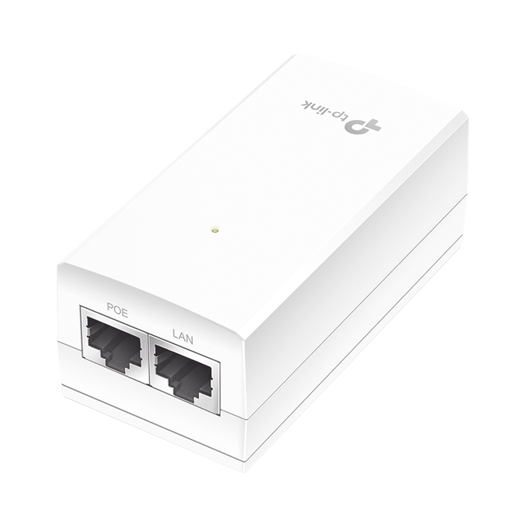 [TL-POE2412G] Inyector PoE Pasivo de 24V / 2 puerto 10/100/1000 Mbps / Plug and Play / Montaje en Pared - TP-LINK TL-POE2412G