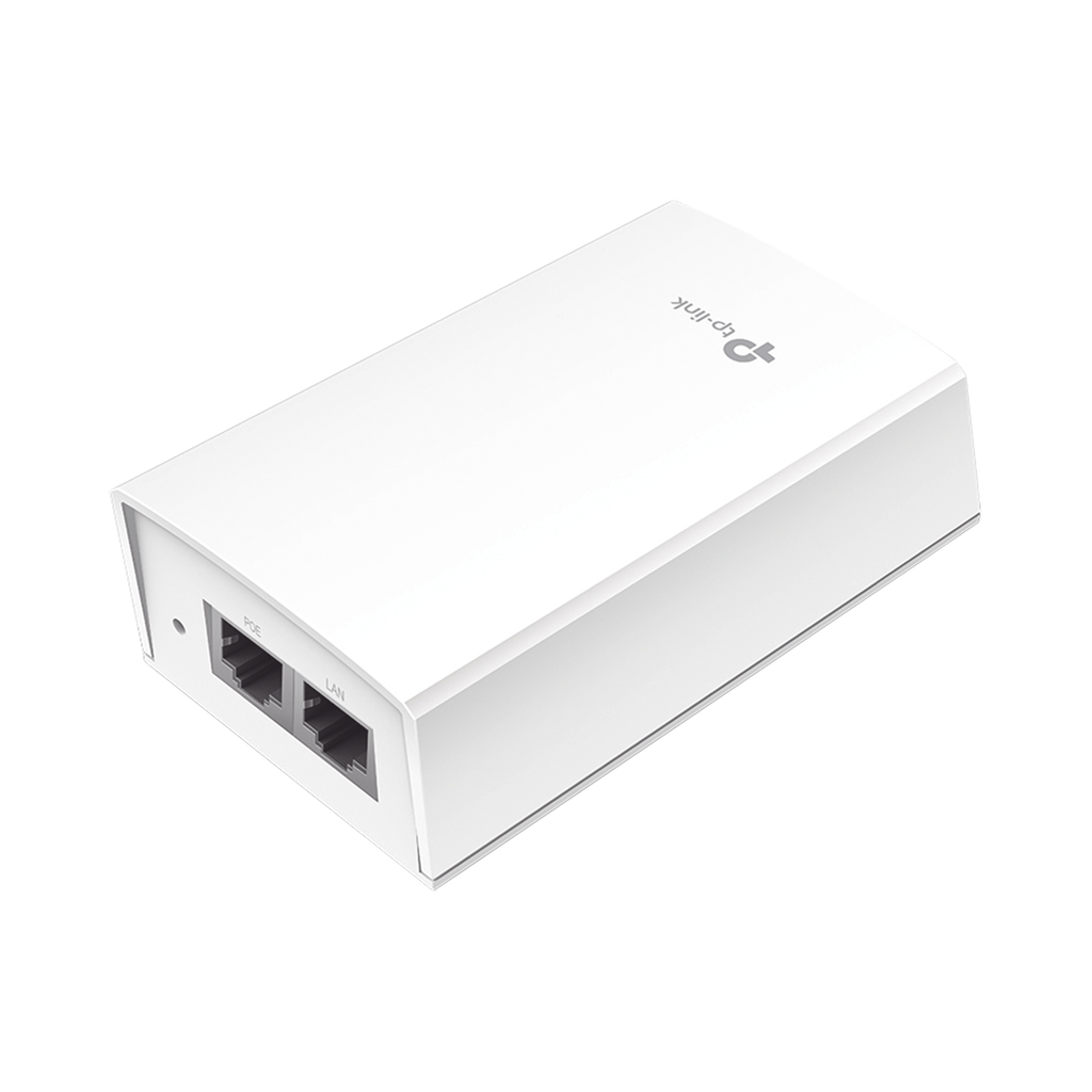 Inyector PoE Pasivo de 48V (24 Watts) / 2 puerto 10/100/1000 Mbps / Plug and Play / Montaje en Pared - TP-LINK TL-POE4824G