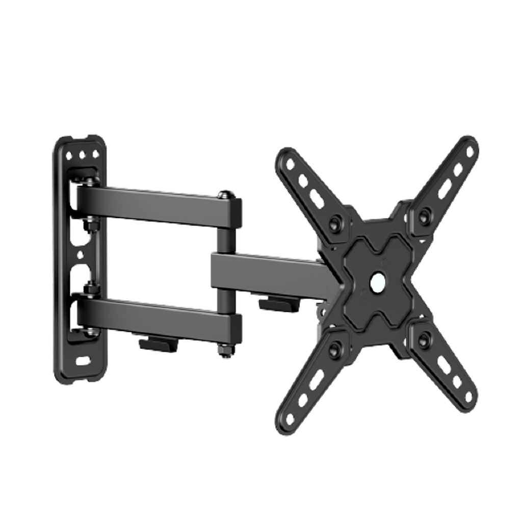 Soporte de Pared Articulado para Pantallas o Monitores | Compatibilidad VESA 75x75 - 200x200 / Hasta 43 Pulgadas | Capacidad Maxima de Carga 20 kg | Fabricado en Acero