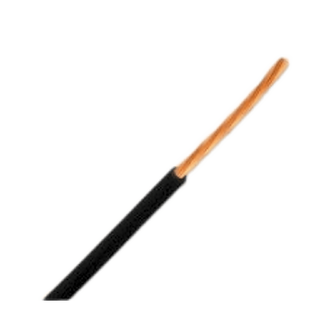 Bobina de 304.8 Metros (1,000 Pies) de Cable Automotriz / Calibre 18 Color Negro / Cobre Desnudo Trenzado 16/30 / Aislamiento XLPE / Voltaje 50V / Rango Temperatura 51?C-125?C / Cumple Especificaciones Ford y Chrysler