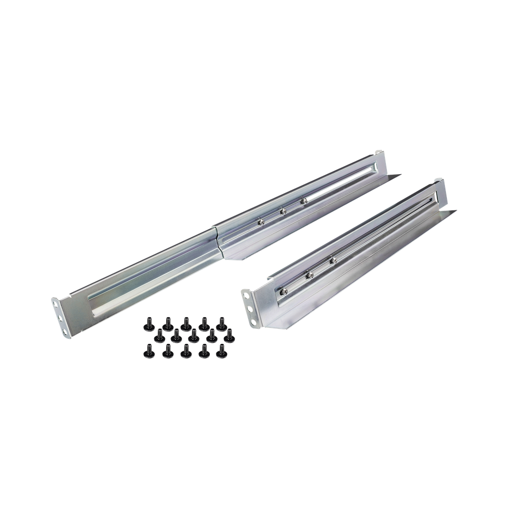 Kit de Rieles Para Racks de 4 Postes, Para UPS de 1 a 3 UR, Profundidad Ajustable, Soporte de Peso de 104.78 Kg - CYBERPOWER 4POSTRAIL