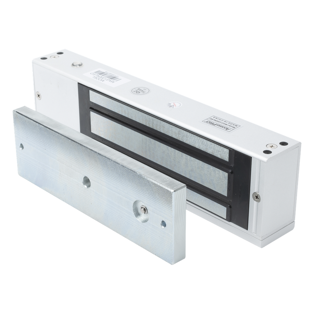 Chapa Magnética de 1200 Lbs Sensor de la Placa Uso en Interior LED Indicador Ultra - ACCESSPRO MAG1200NLED