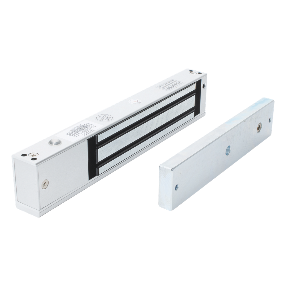 [MAG600NLED] Chapa Magnética de 600 Lbs con LED Ultra-brillante, Sensor de Estado de Placa y Si - ACCESSPRO MAG600NLED