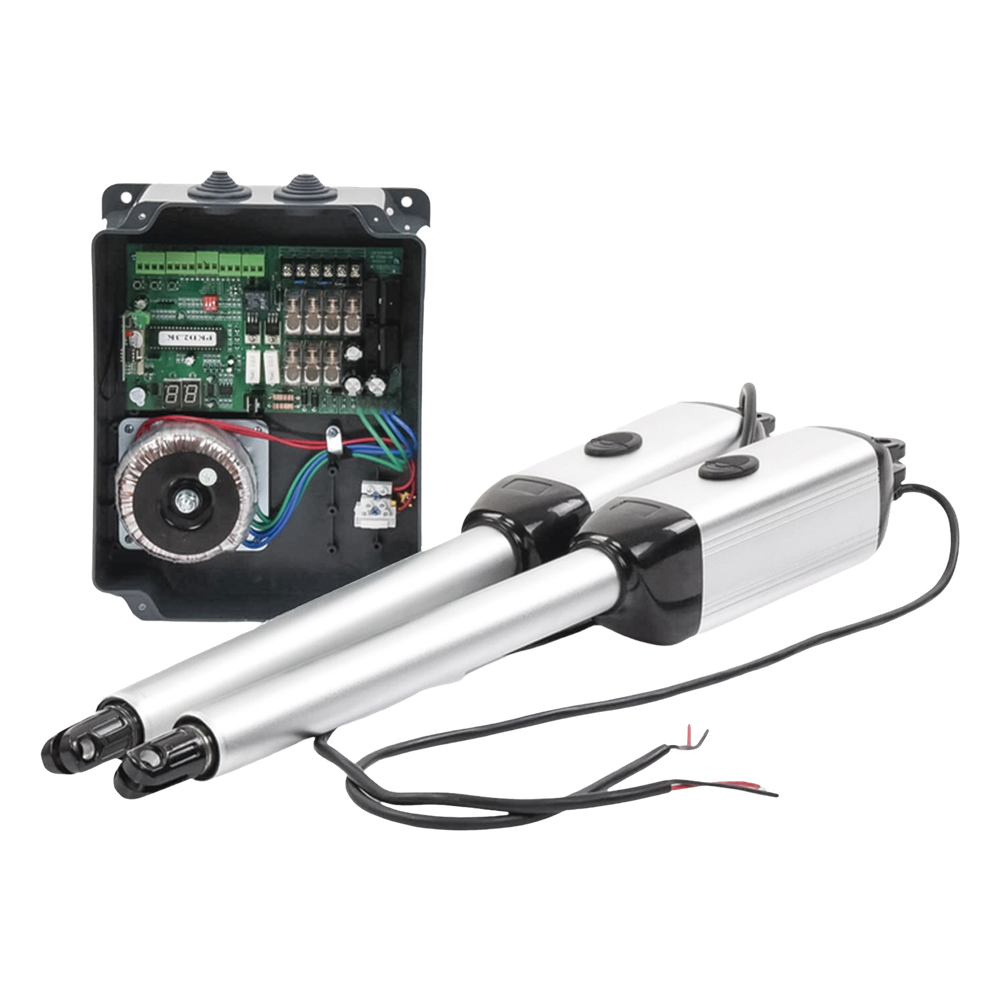 [XBS-PK03] Kit de Brazos para Automatizar Portones Vehiculares Abatibles de 2 Hojas 3 Mts 300 - ACCESSPRO XBSPK03