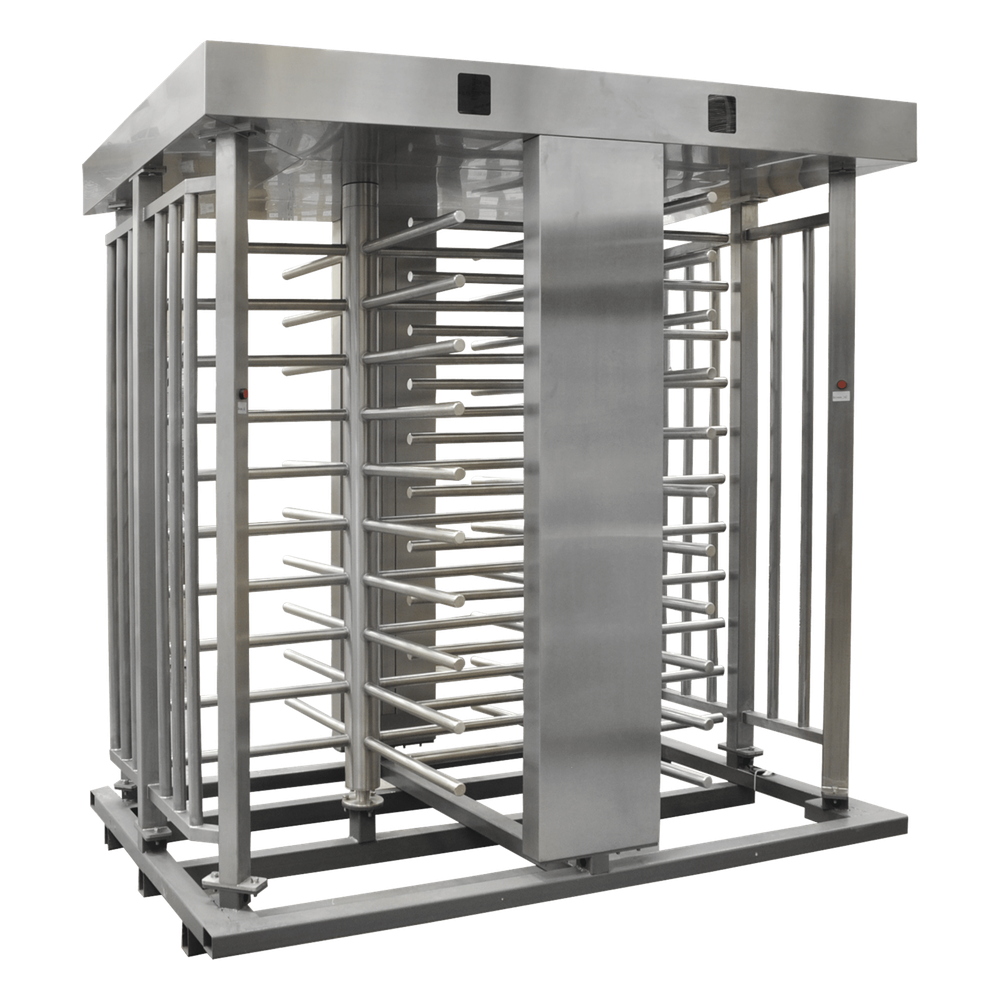 [XT-200] Torniquete Doble Cuerpo Completo Interior Exterior 100% Acero Inoxidable Acabado D - ACCESSPRO XT200