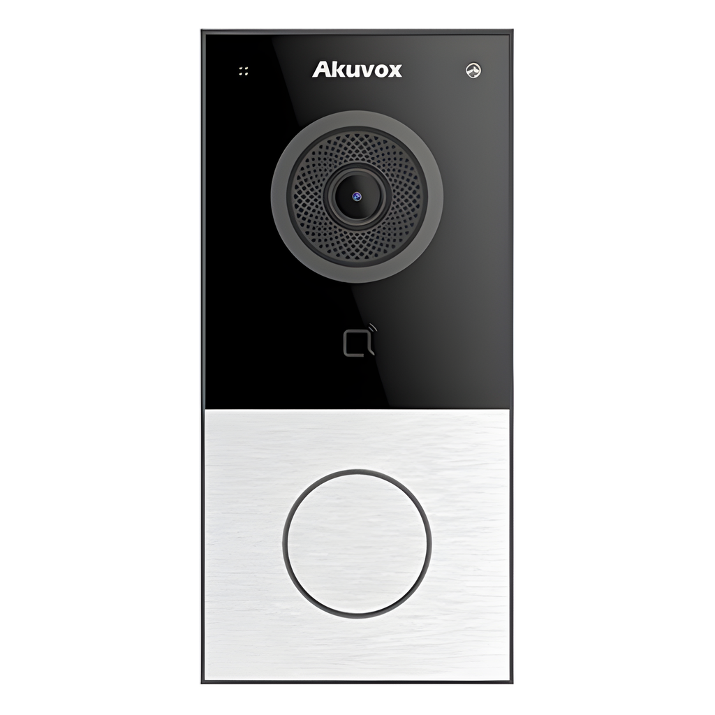 [E12W] Doorbell WIFI 100% en la Nube POE Bluetooth NFC Lector de Tarjetas MIFARE Notifica - AKUVOX E12W