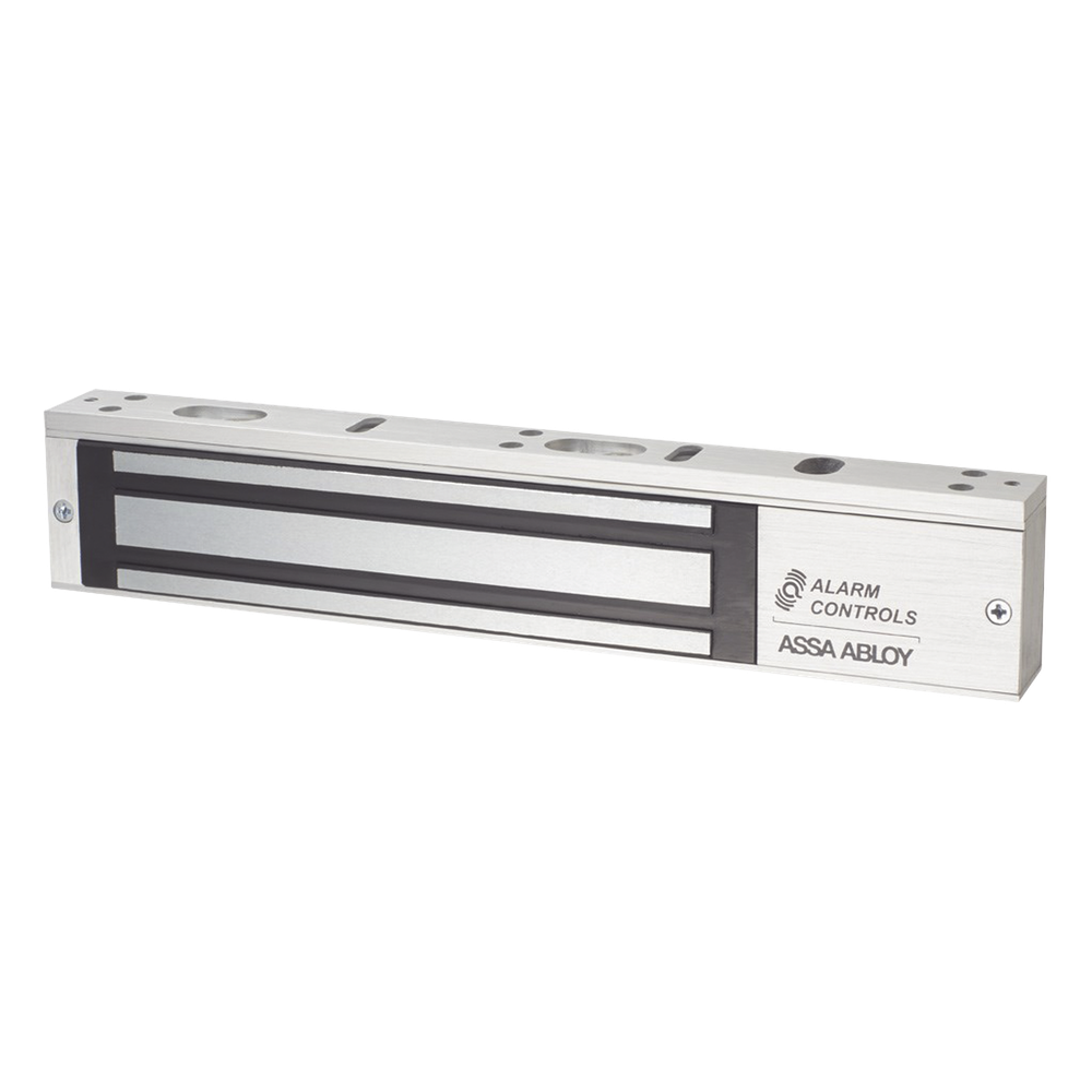 [AC600S] 600 Lbs Chapa Magnética, Garantía de por Vida Voltaje Dual - ALARM CONTROLS-ASSA ABLOY AC600S