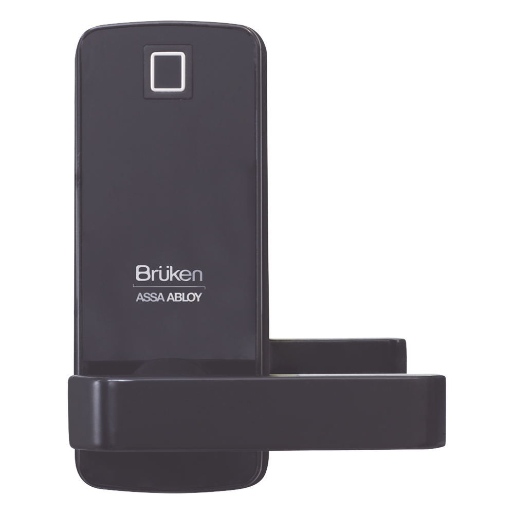 [BRK3551] Cerrojo Electrónico con Manija y Lector de Huella Tarjeta para Puerta de Vidrio - BRUKEN ASSA ABLOY BRK3551
