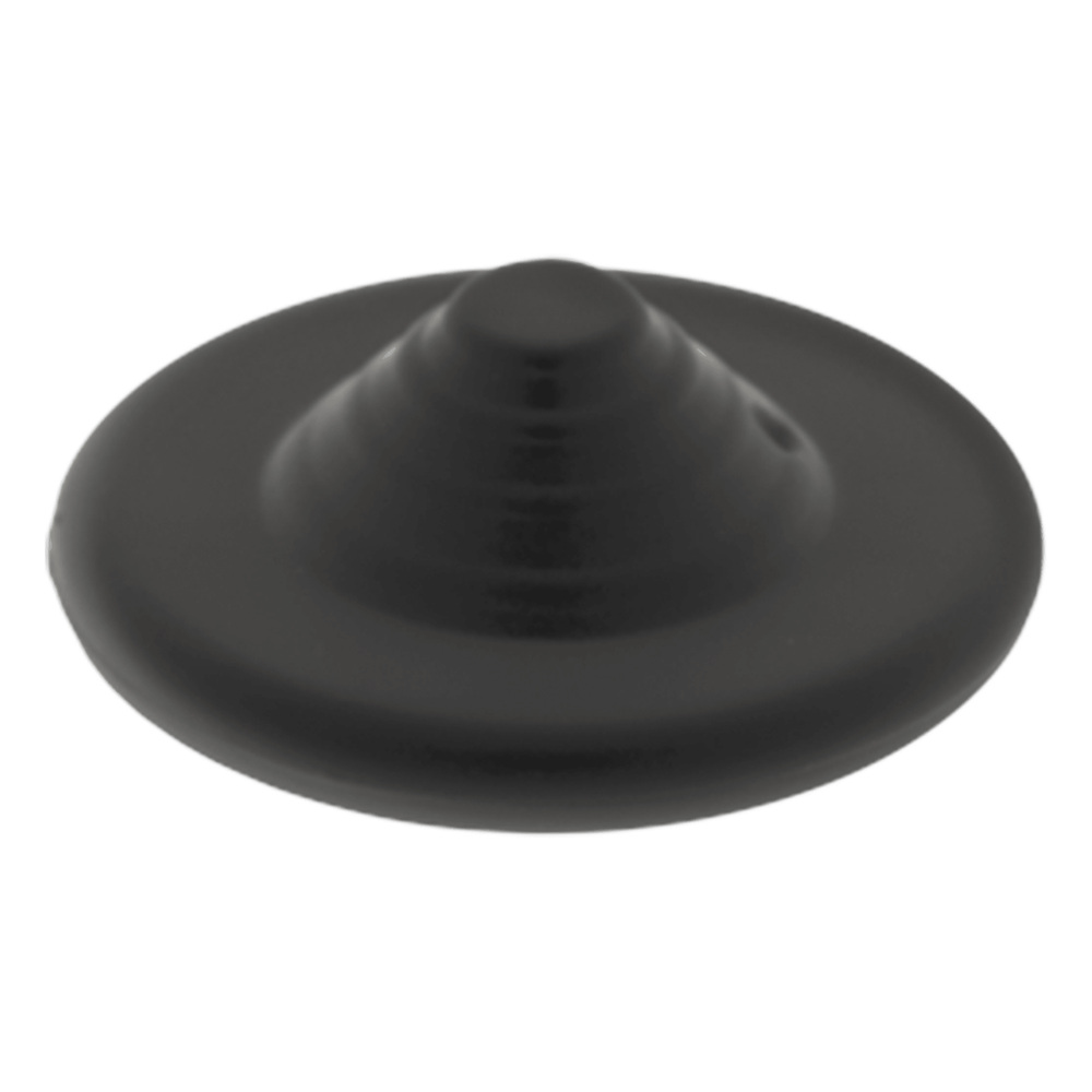 [T004B] Paquete 100 Pzas Tags para ROPA Tipo Mini UFO Negro - CENTURY T004B