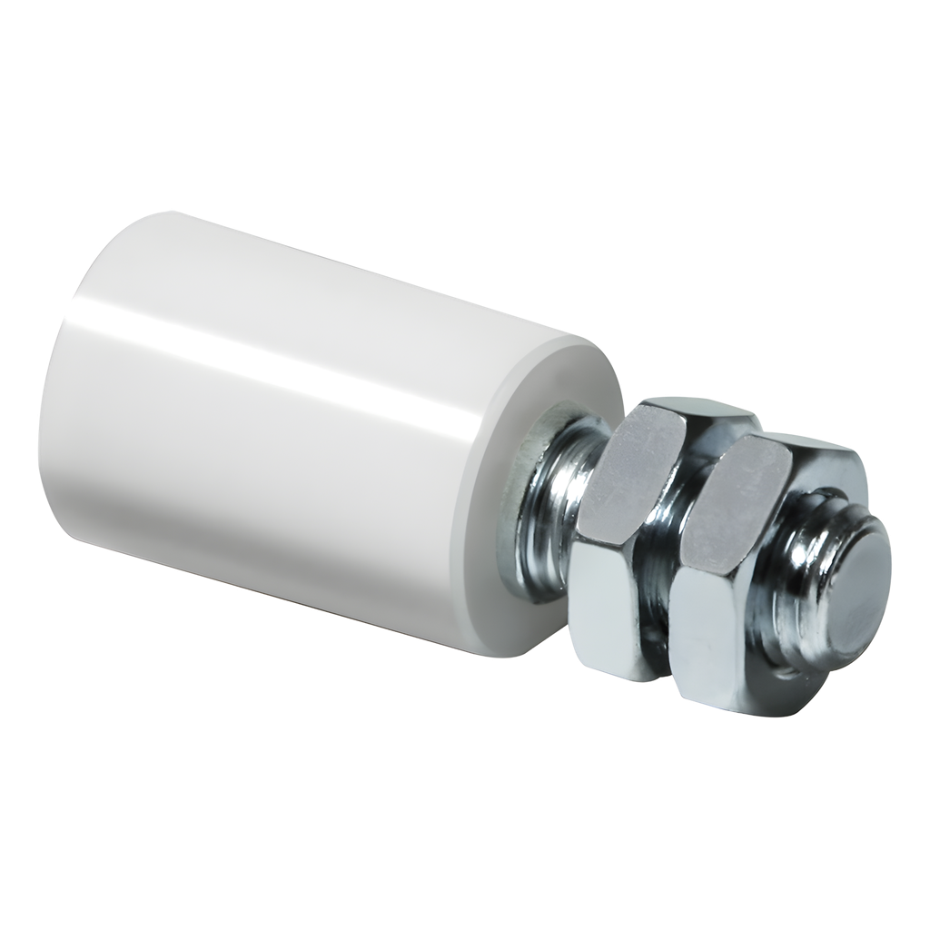 [1130-1005-001] 230 - Rodillo de Nylon 25 MM Cuerpo de Acero Galvanizado - COMUNELLO 11301005001