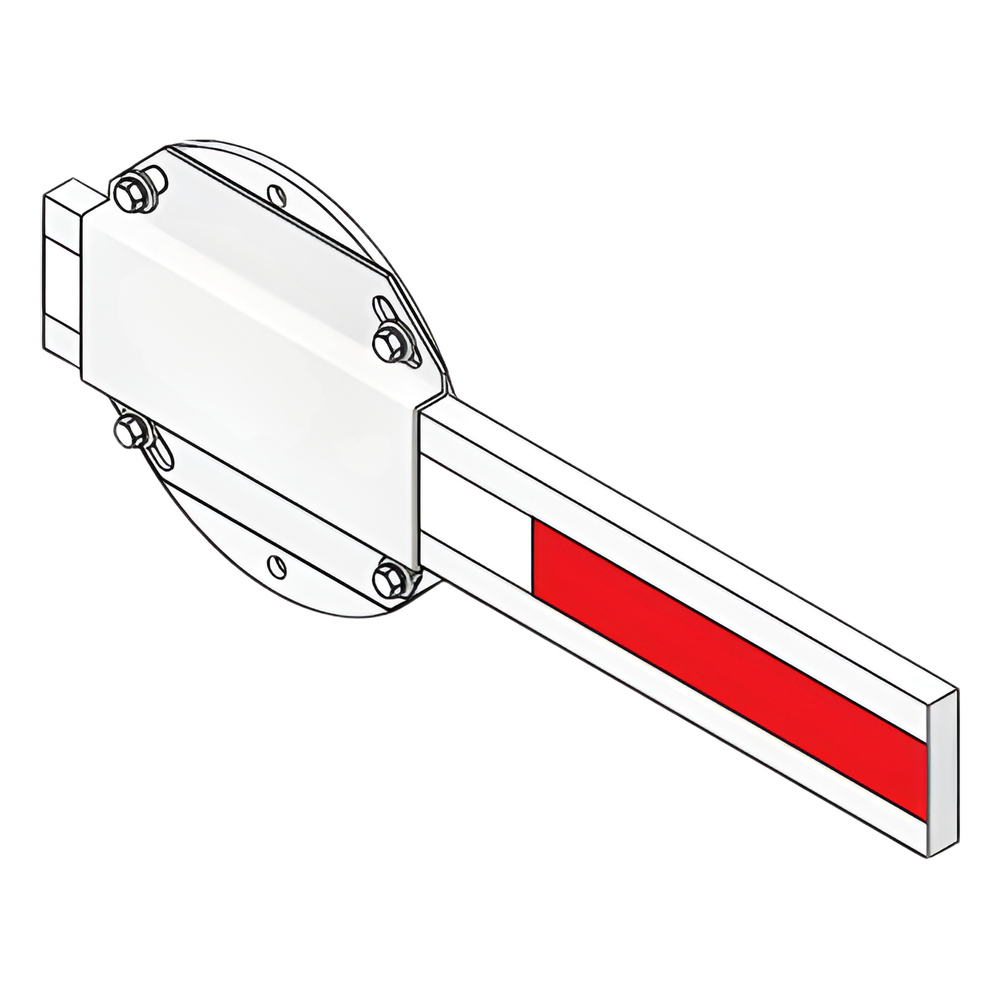 [1601-348] Mástil de Madera para Barreras DKS 1601 1603 14 Ft (4.26 Metros) Requiere Kit de I - DKS DOORKING 1601348