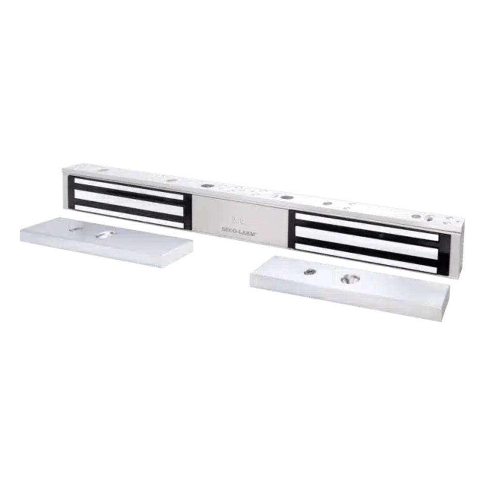 [E941DA600PQ] Chapa Magnética Doble 600 Lbs por Lado Led de Estado Libre de Magnetismo Residual - ENFORCER SECOLARM E941DA600PQ