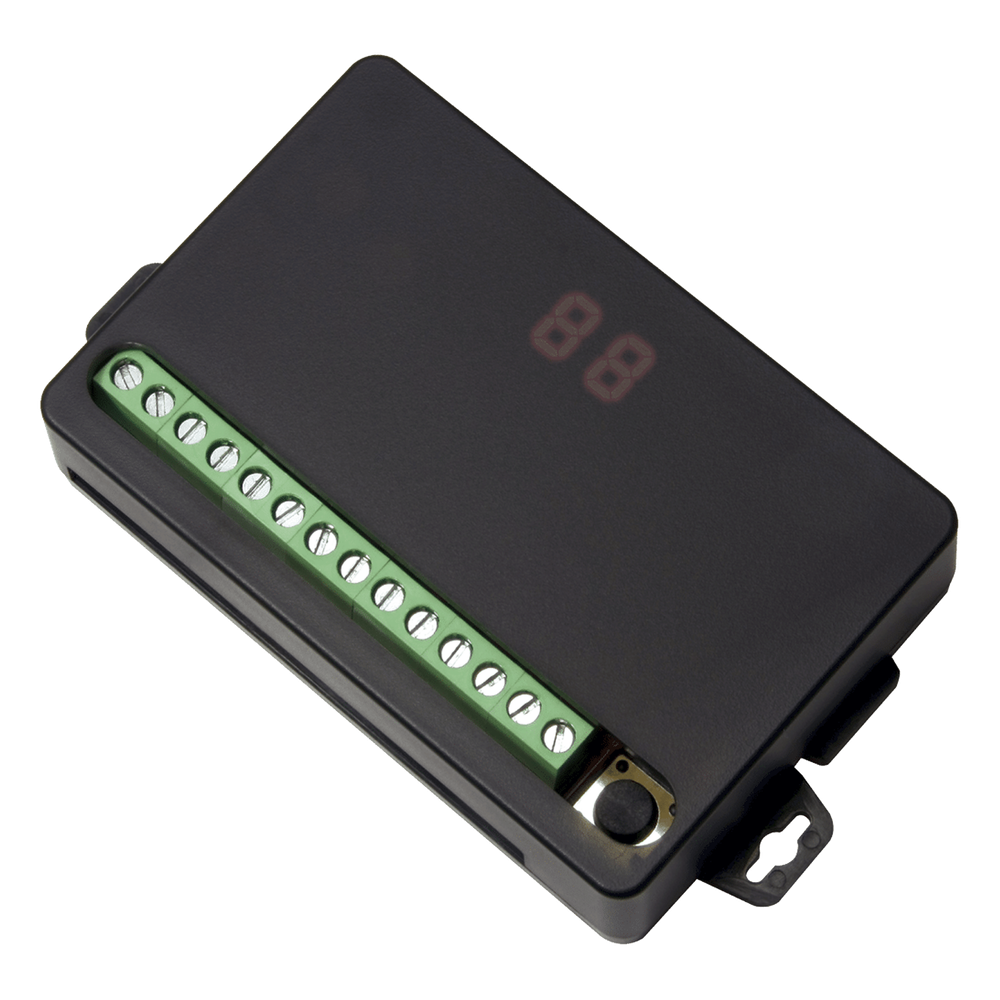 [SK-910RD4] Receptor RF de 4 Canales Alcance Hasta 80 Metros Pulso Temporizado 0.5-99 Segundos - ENFORCER SECOLARM SK910RD4