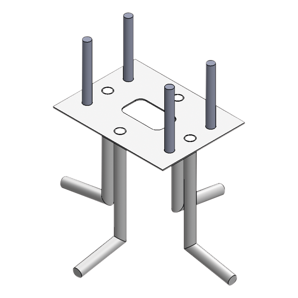 [XB-ANCLA] Ancla para Sujeción Al Piso Compatible con Todas las Barreras Vehiculares Xb, XBF - EPCOM INDUSTRIAL XBANCLA