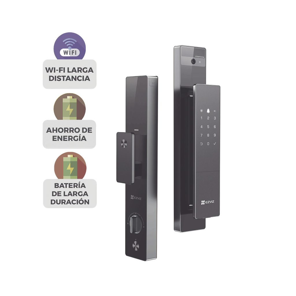 [CS-DL50FVS/PLUS] Cerradura Inteligente EZVIZ CS-DL50FVS/PLUS – Pantalla de 4 Pulgadas
