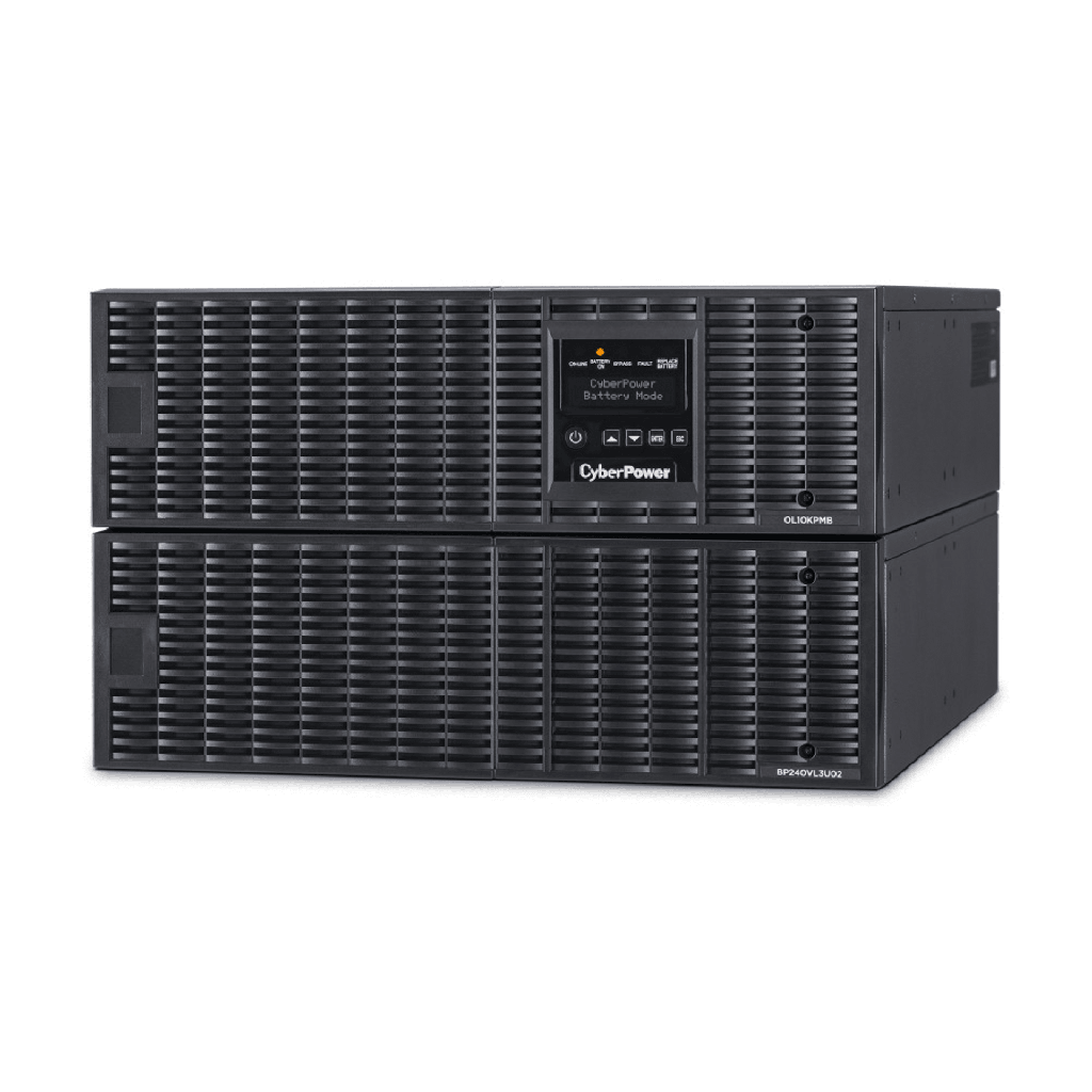 UPS de 10000 VA/10000 W, Online Doble Conversion, 200 - 240 Vac de Entrada, 200 - 240 Vac de Salida, Terminal Hardwired, Onda Senoidal Pura, Torre o Rack de 6 UR, Con 3 Tomas NEMA L6-30R