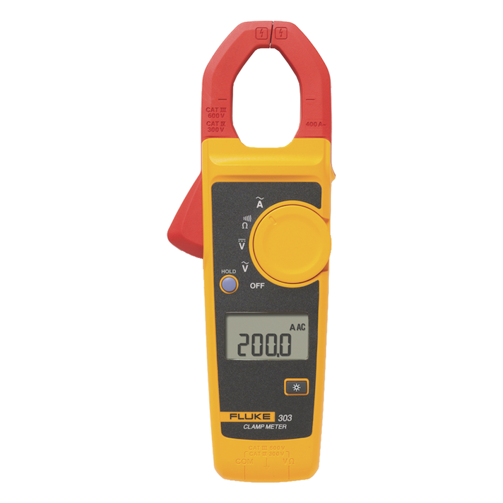 [FLUKE-303/EMESP] Amperimetro de Gancho, para Medida de Corriente en CA de 600 a y Tensión en CA y C - FLUKE FLUKE303/EMESP