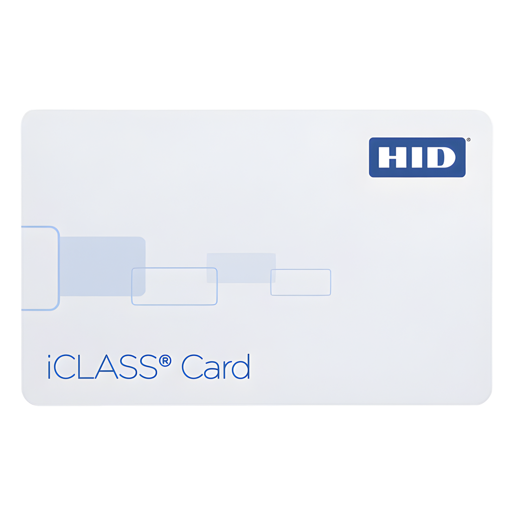 Tarjeta iCLASS 2k Delgada PVC Compuesto HID 2100PGGMN – Garantía de Por Vida