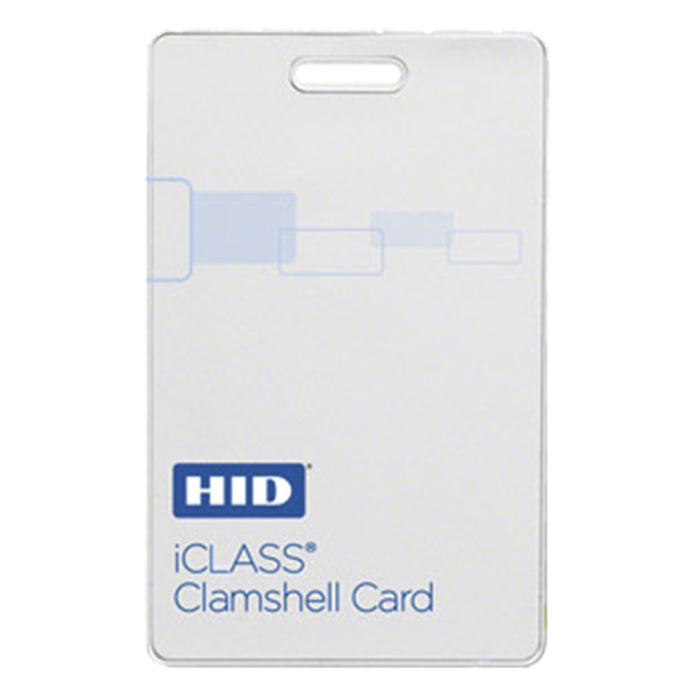 [ICLASS208026] Tarjeta Iclass Clamshell (gruesa) 2 K Memoria Programada a 26 Bits Aleatoriamente - HID ICLASS208026