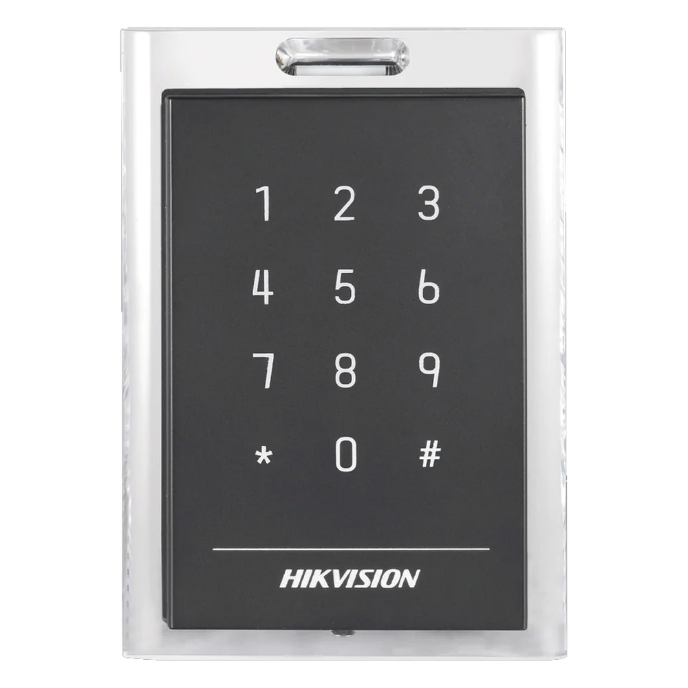 Lector de Tarjetas MIFARE y Contraseñas Conexión Wiegand y Rs-485 Estético y Fácil - HIKVISION DSK1101MK
