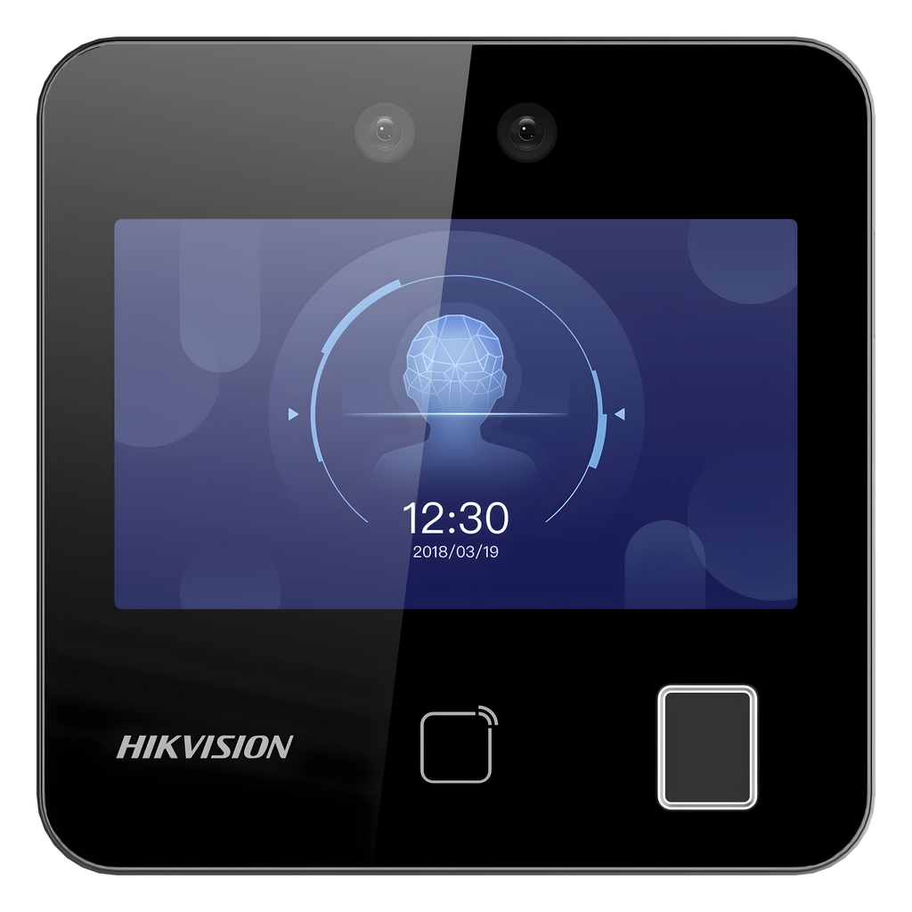 Terminal Min Moe Wifi Touch de Reconocimiento Facial y Huella con Batería de Respa - HIKVISION DSK1T343EFWXB/S