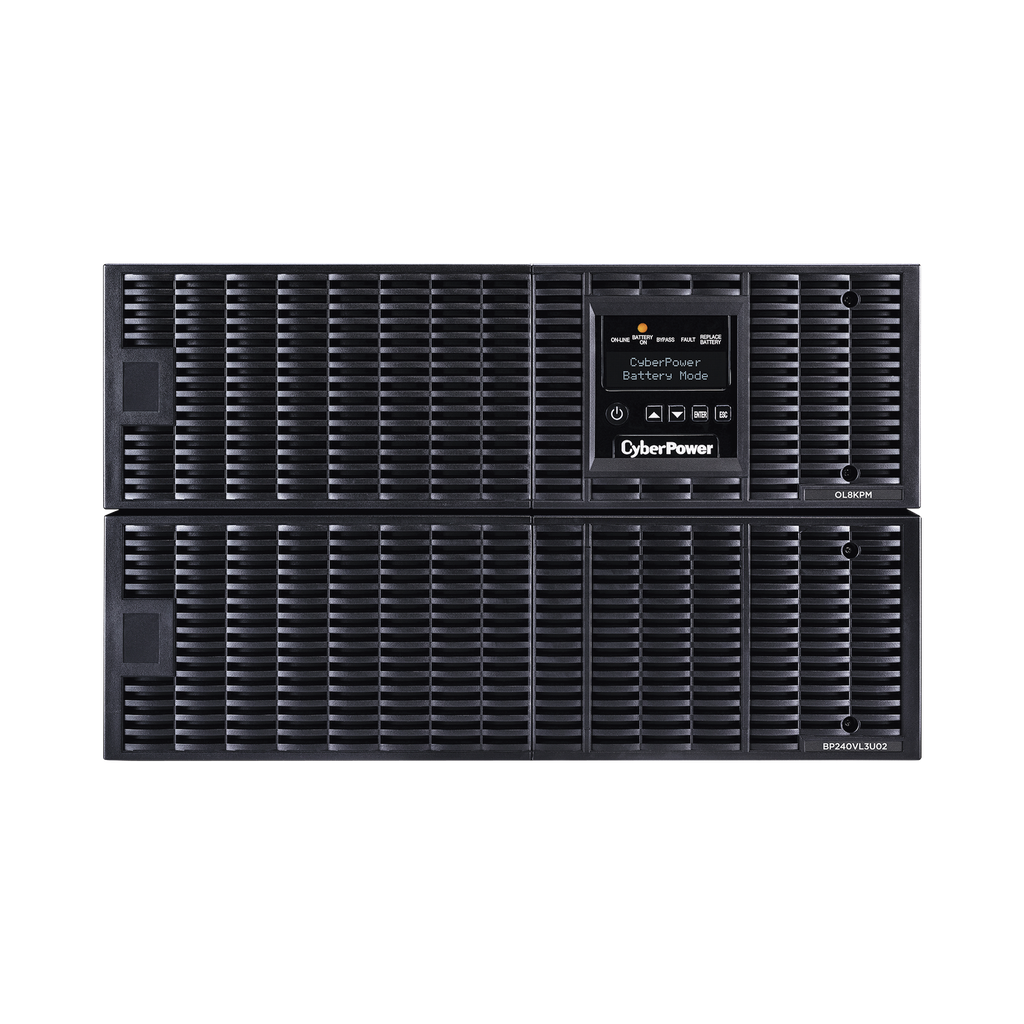 UPS de 8000 VA/ 8000 W, Online Doble Conversion, 200 - 240 Vac de Salida, Terminal Hardwired, Onda Senoidal Pura, Torre o Rack de 6 UR, Con 3 Tomas NEMA L6-30R