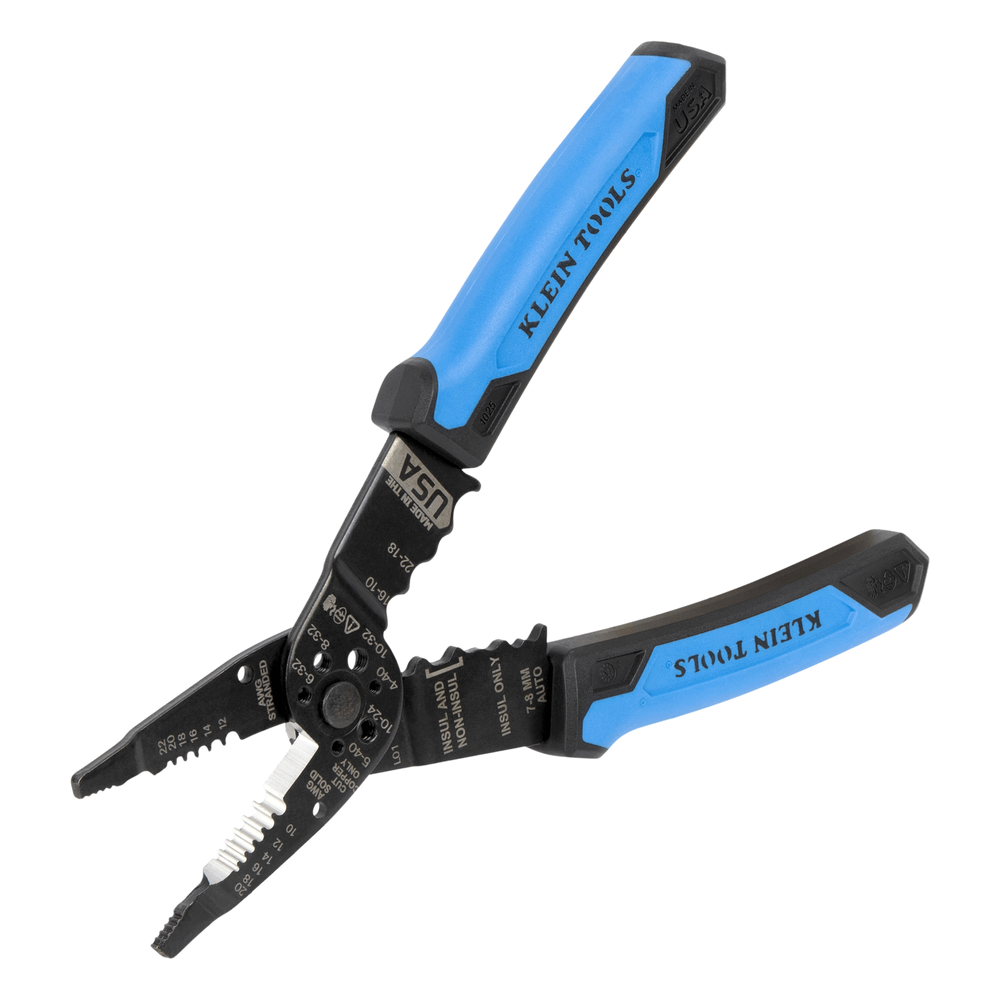 Pinzas Pelacables Multiuso Pela Cables Sólidos 10-20 AWG y Trenzados 12-22 AWG Cap - KLEIN TOOLS 1025