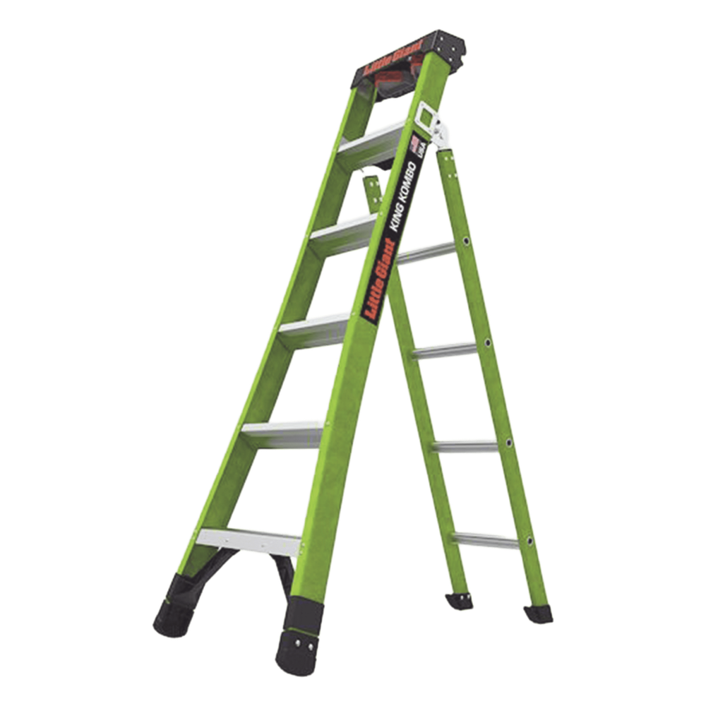 [KING-KOMBO2-6IA-AC] Escalera de Tijera 3 Little Giant Ladder Systems KING-KOMBO2-6IA-AC