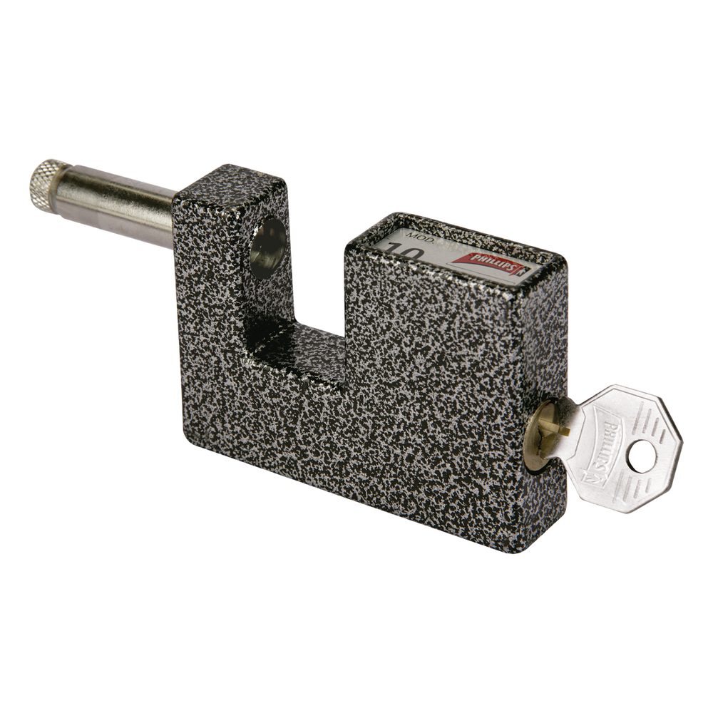 [MX301] Candado para Cortina Metálicas #10 Llave Ph-52 para 5 Pernos de Combinación Cuerpo - PHILLIPS-ASSA ABLOY MX301