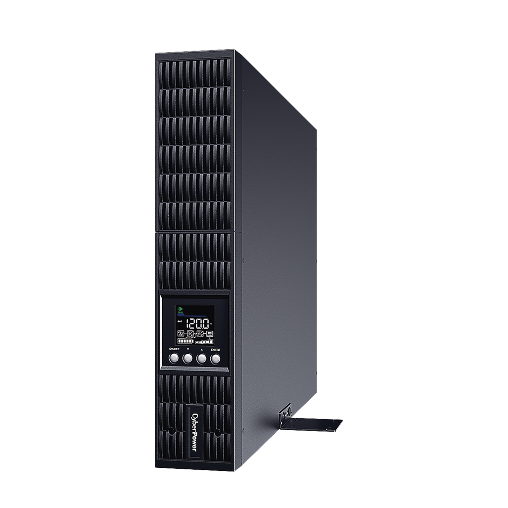 [OLS3000RT2UA] UPS Smart App Online S de 3000 VA/2700 W, Online Doble Conversión, Entrada 120 Vca NEMA L5-30P, Onda Senoidal Pura, Rack o Torre de 2 UR, Con 6 Tomas NEMA 5-20R - CYBERPOWER OLS3000RT2UA