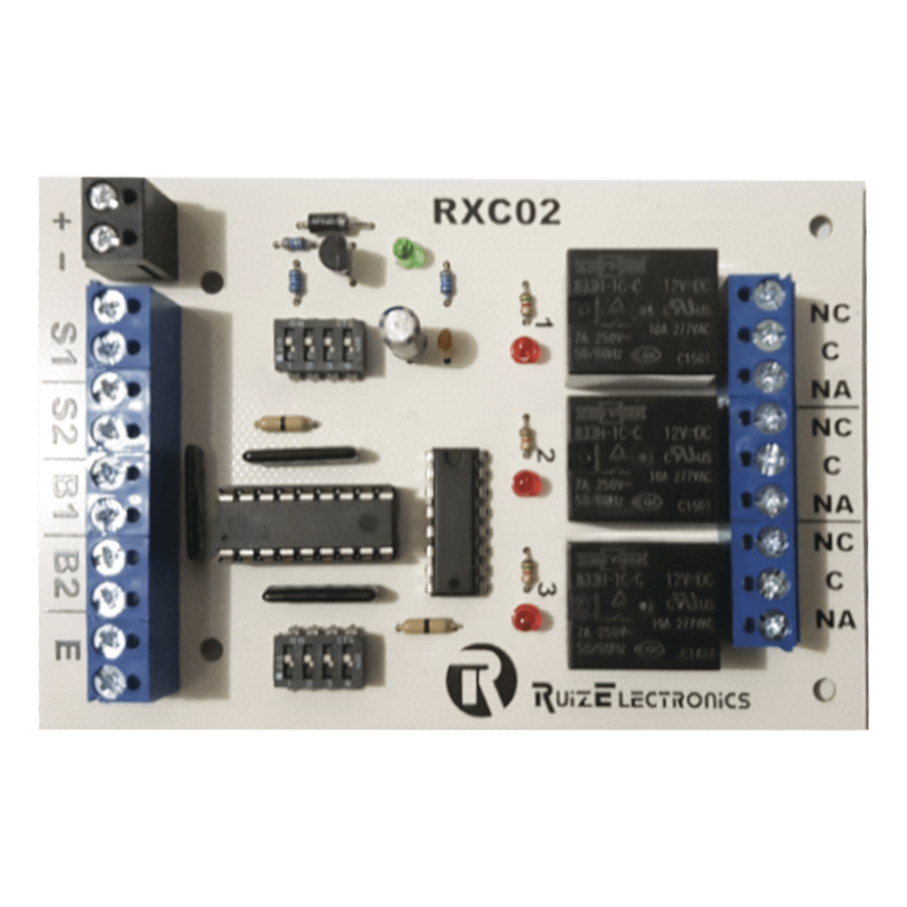 [RXC02] Tarjeta para control de Esclusas para 2 puertas Ruiz RXC02