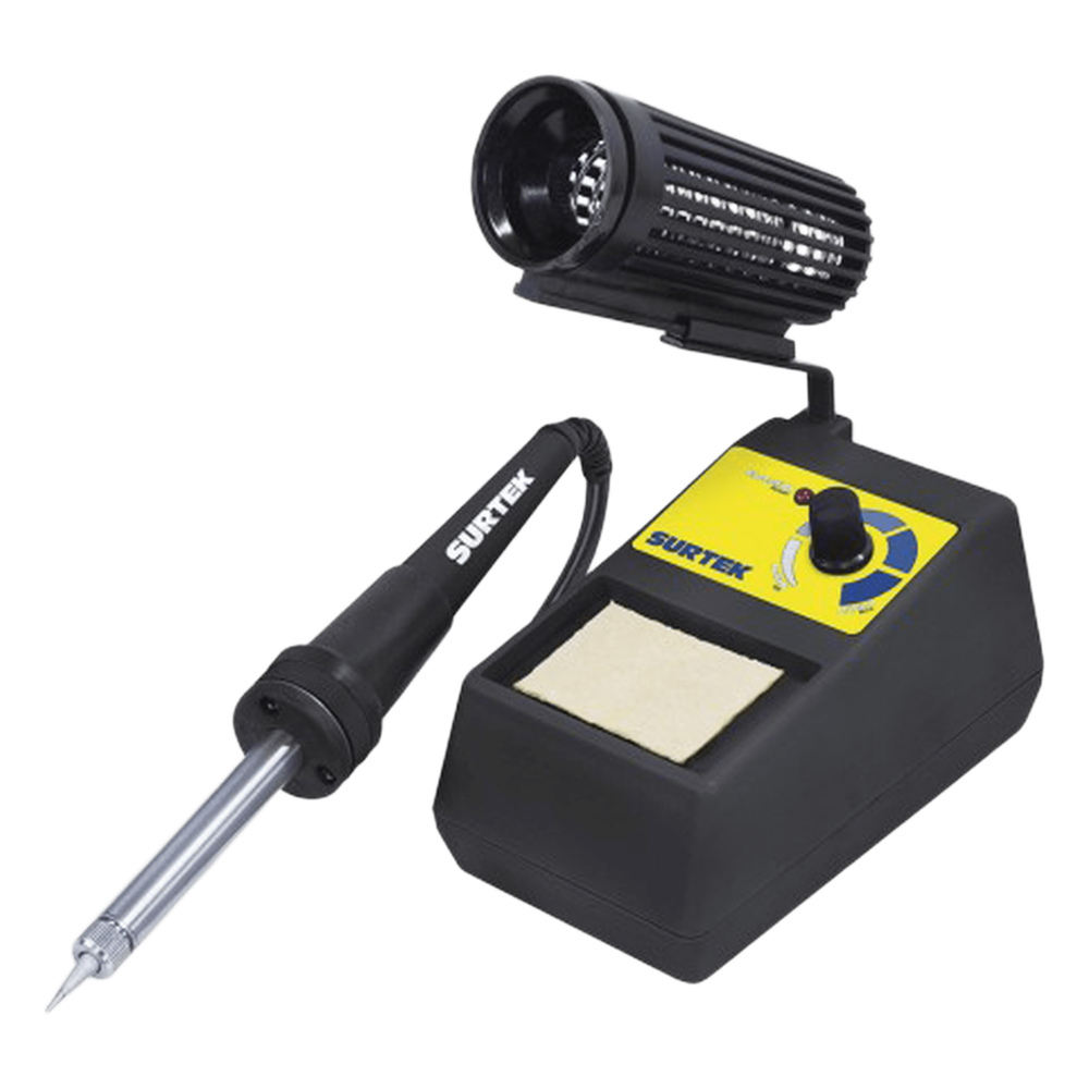 Cautín con Estación de Soldadura de 50W - SURTEK SYS112504