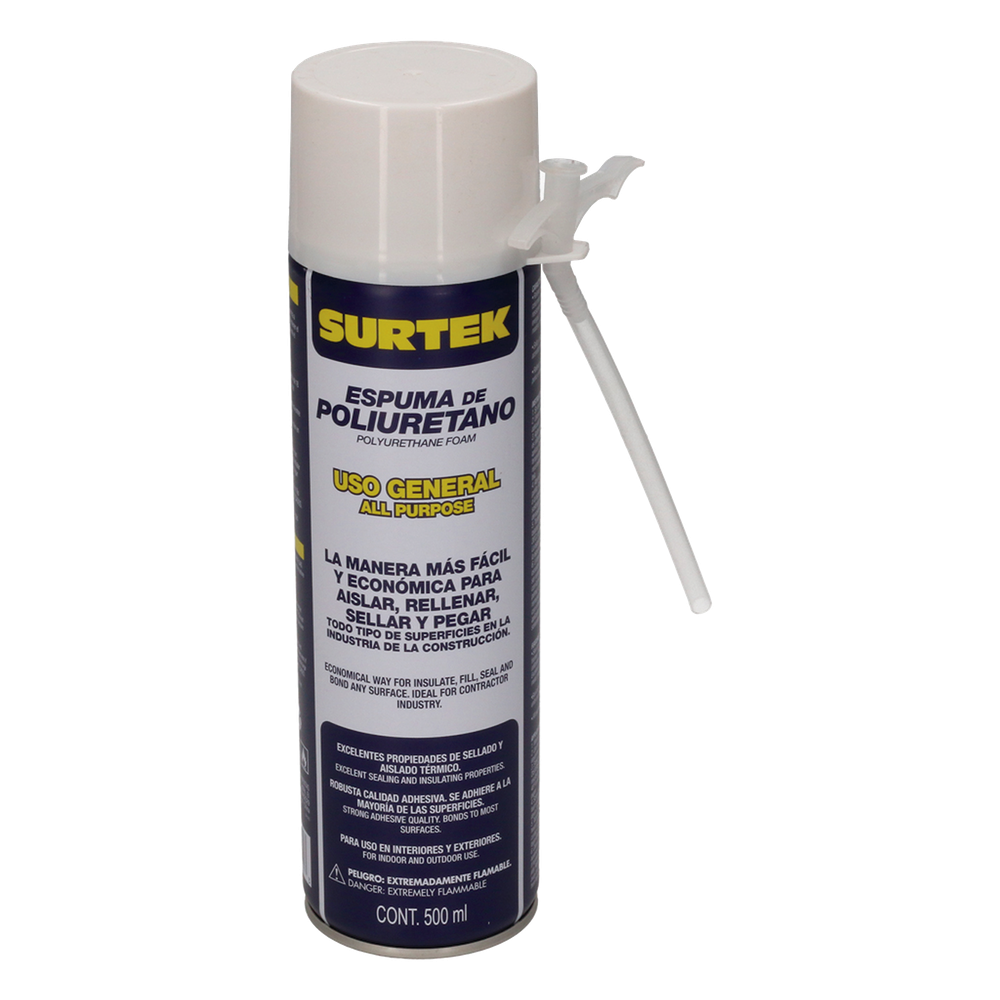 [SYS-113521] Espuma de Poliuretano Capacidad 500 Ml - SURTEK SYS113521