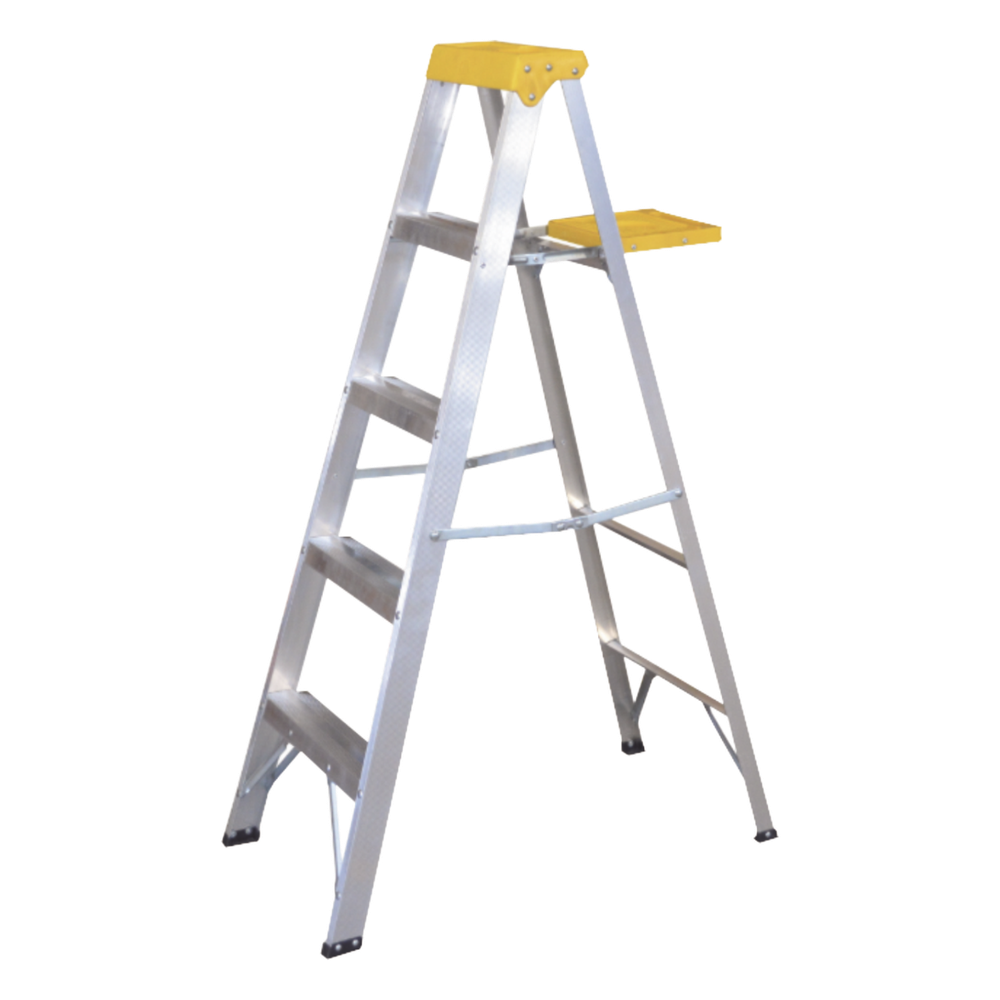[SYS-ET5] Escalera de Aluminio Tipo Tijera SURTEK SYS-ET5 – 5 Peldaños de 1.83 metros