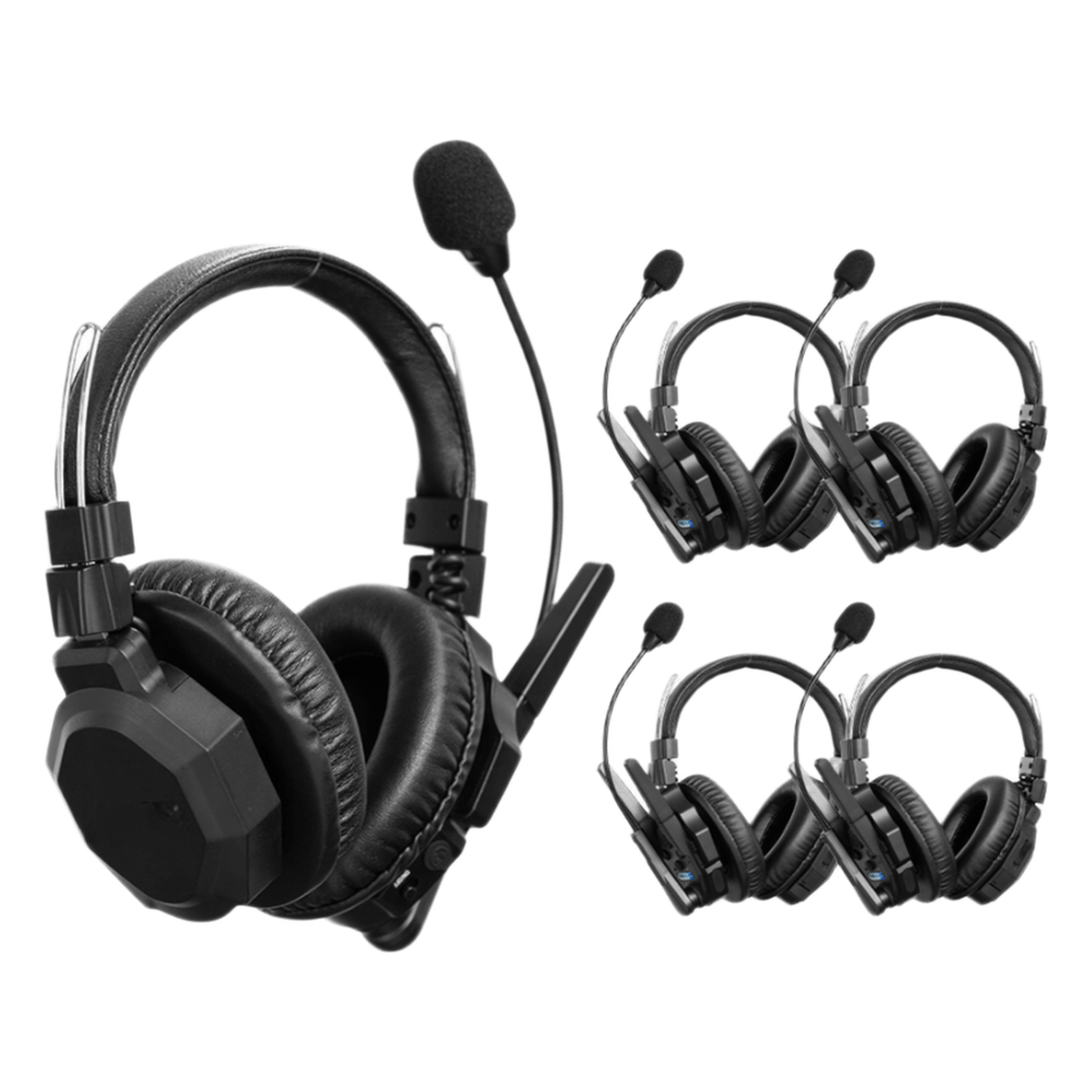 Intercomunicador Inalámbrico Binaural Cancelación de Ruido IA Rango 500 M (1640 Ft - TXPRO TXMAX5