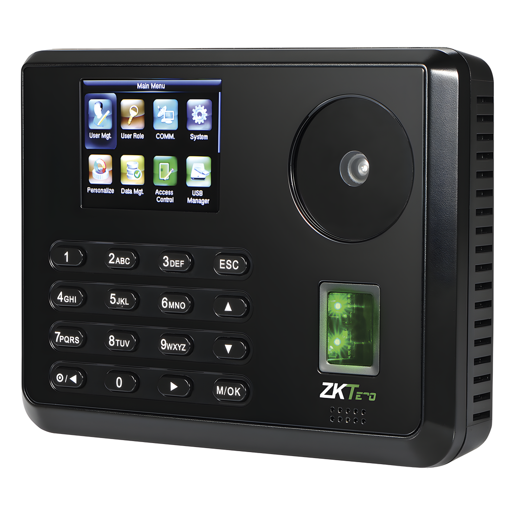 [P160] Terminal Biométrica de Palma y Huella Digital para Gestión de Asistencia y Control - ZKTECO P160