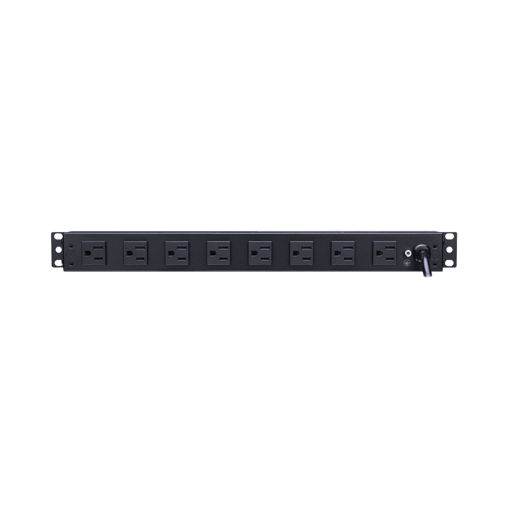 [PDU15B8R] PDU Básico Para Distribución de Energía, Con 8 Tomas NEMA 5-15R Traseras, 1UR, 15 Amp, 120 Vca - CYBERPOWER PDU15B8R