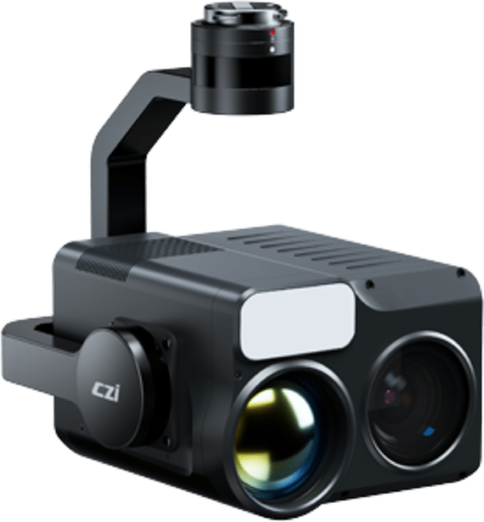 C√°mara Dual Light C50N con IA, Visi√≥n Nocturna, Sensor T√©rmico 1K, Tel√©metro L√°ser 2 km, Zoom √ìptico 25x, Puntero L√°ser Verde, Luz Auxiliar NIR, Compatible DJI M350/M400