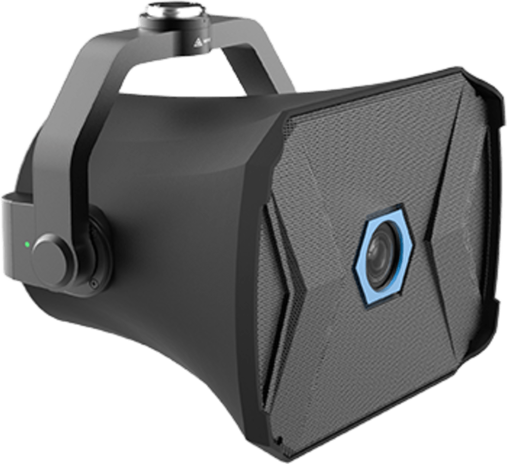 Sistema de Difusi√≥n Ac√∫stica para Dron, 140 dB de Potencia M√°xima, Alcance Efectivo 1000 m, C√°mara Full HD 1080P Incorporada, Gimbal 3 Ejes Anti-vibraci√≥n, Compatible DJI M300/350 RTK