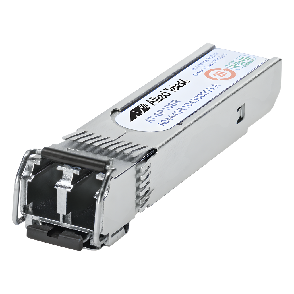 [AT-SP10SR] Transceptor MiniGbic SFP+ Multimodo 10G-SR, distancia 300 m conector LC - ALLIED TELESIS AT-SP10SR