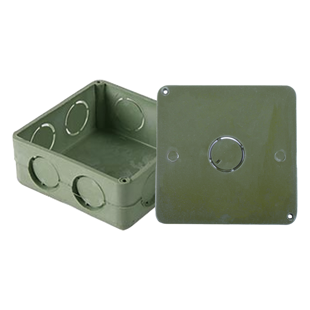 [ATUP-100CYT] Caja Cuadrada y Tapa para Tubería PVC Conduit de 1". - AMANCO-WAVIN ATUP-100CYT