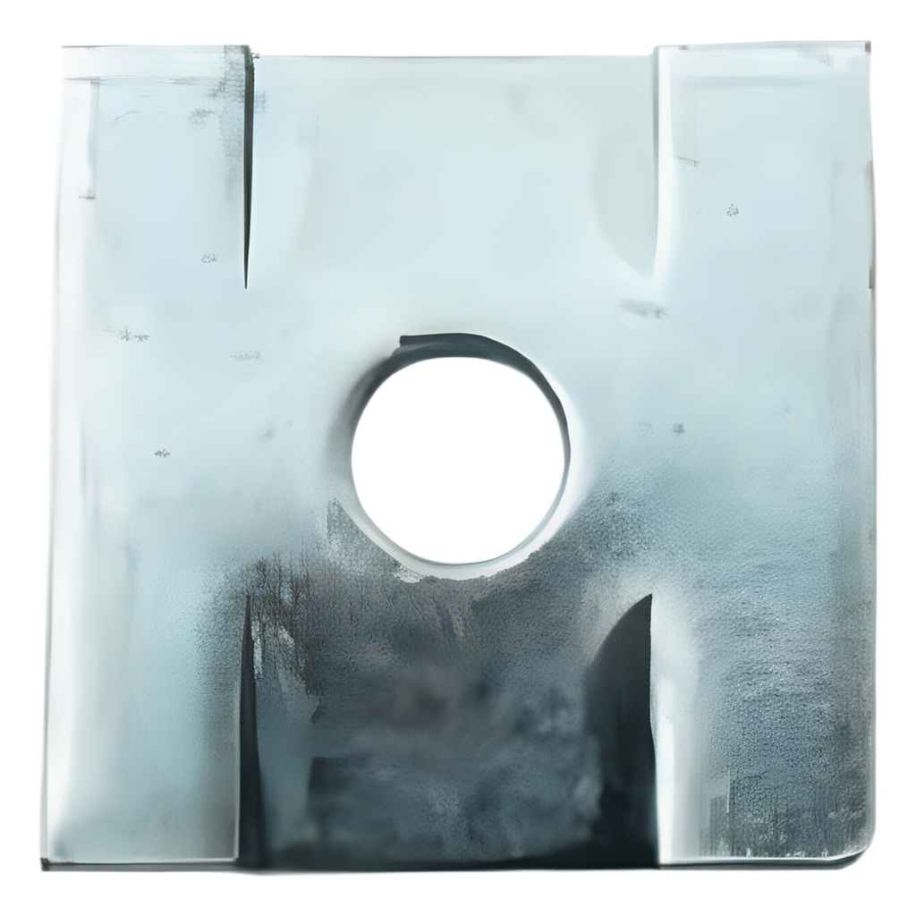 [ANC-HA02] Tope Unicanal Plano para Tornillo de 1/2" (13 mm). - ANCLO ANC-HA02