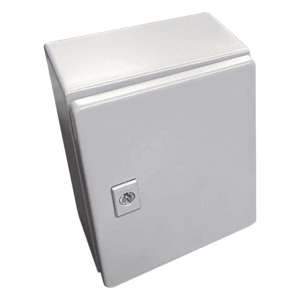 [G4A-252015-UL] Gabinete de Acero / Nema 4 -IP 66 de 20 x 25 x 15 cm / Platina y certificado UL. - ANCLO G4A-252015-UL