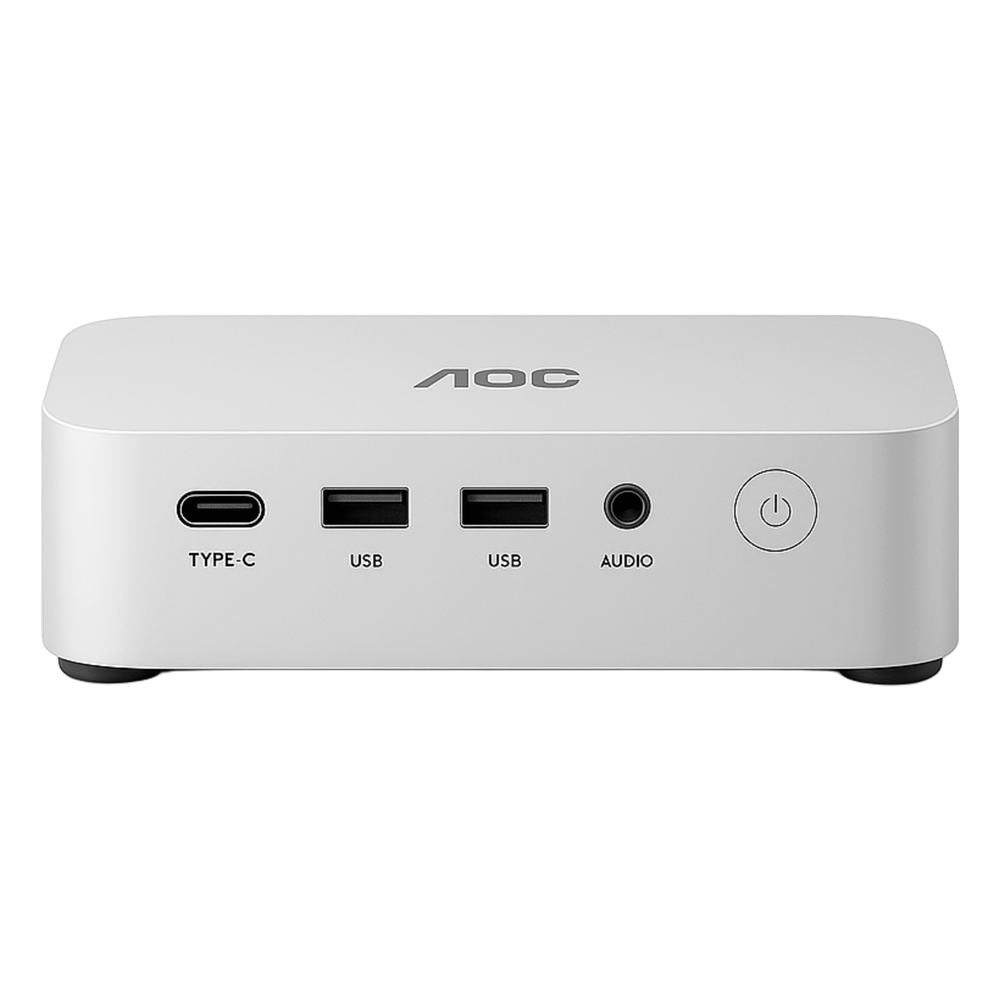 [A3AR5] Mini estación de trabajo (Mini PC) / AMD Ryzen 5 7430U / Wi-Fi 6 + Bluetooth 5.2 / 16 GB DDR4 + 512 GB SSD / 6Í— USB 3.0 + 2.5G Ethernet / Windows 11 - AOC A3AR5