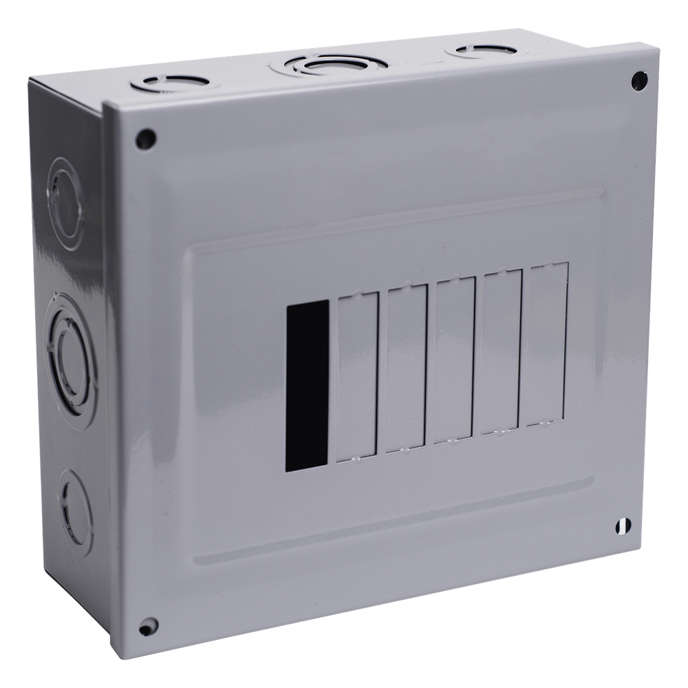 [C2Q06S] Centro de Carga para Sobreponer, 06 Polos, 60 A, 1 Fase 3 Hilos, 120/240 V AC, 60Hz - CHINT C2Q06S