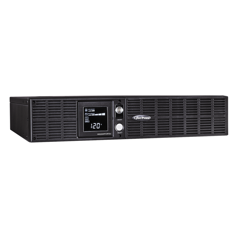 [OR2200PFCRT2U] UPS 2000 VA/1540 W, Topología Línea Interactiva, Entrada 120 Vca NEMA 5-20P, Onda Senoidal Pura, Torre o Rack 2 UR, Con 2 Tomas NEMA 5-20R y 6 NEMA 5-15R - CYBERPOWER OR2200PFCRT2U