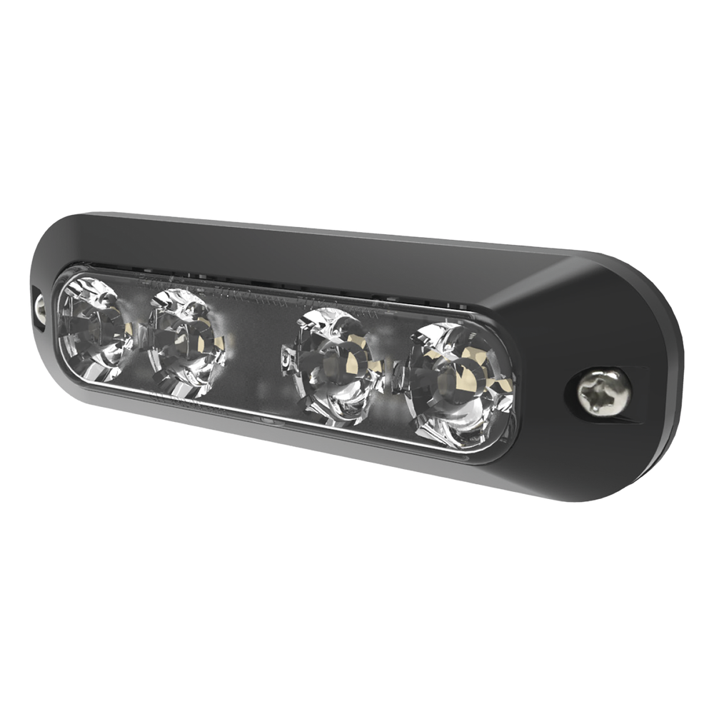 Luz Auxiliar de 4 LED ECCO ED3704RC – Lente Transparente