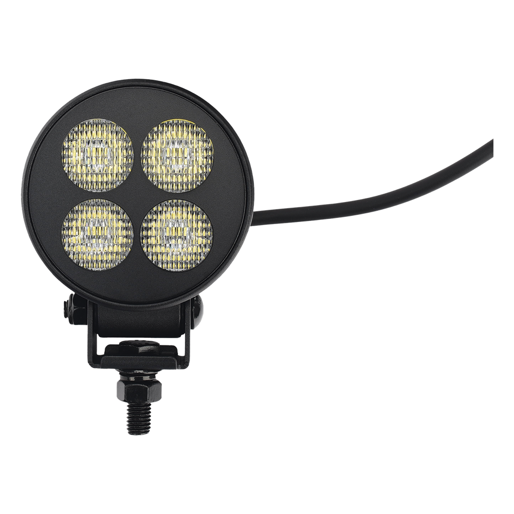 Luz de Trabajo Ultra brillante Circular, 4 LED, 2556 Lúmenes, 12-24 Vcd - ECCO EW2710